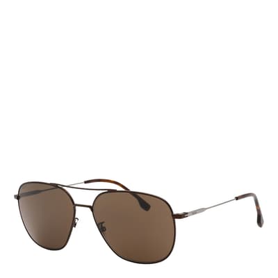 Women's Hugo Boss Matte Brown  Sunglasses 62mm