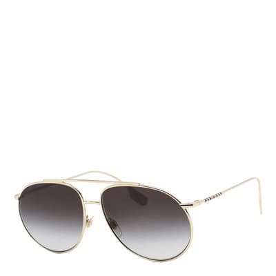 Women's Burberry Light Gold Sunglasses 61mm