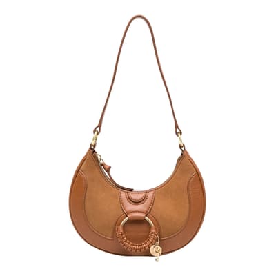 Brown See By Chloe Hana Half-Moon Shoulder Bag 