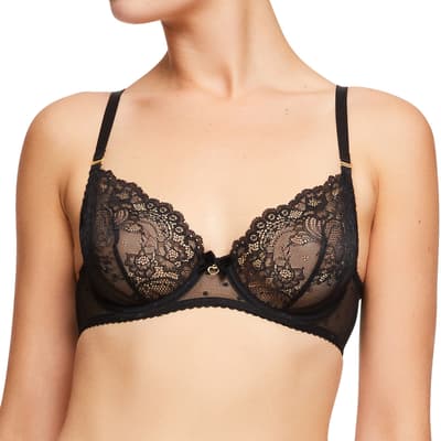 Black Fiamma Underwire Bra