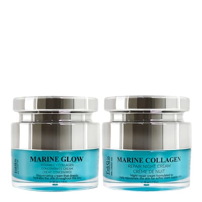 Marine Glow + Vitamin C Concentrate Cream 50ml Marine Collagen Night Cream 50ml