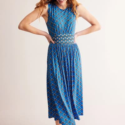Blue Thea Midi Dress