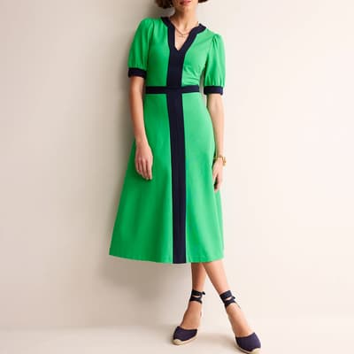 Green Philippa Ponte Dress 