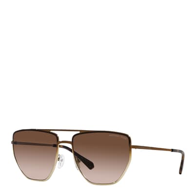 Gold Paros Sunglasses 60mm