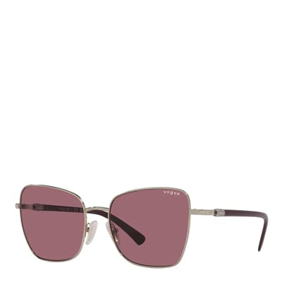 Gold Cat Eye Sunglasses 56mm