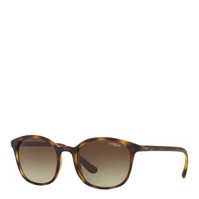 Brown Round Sunglasses 52mm