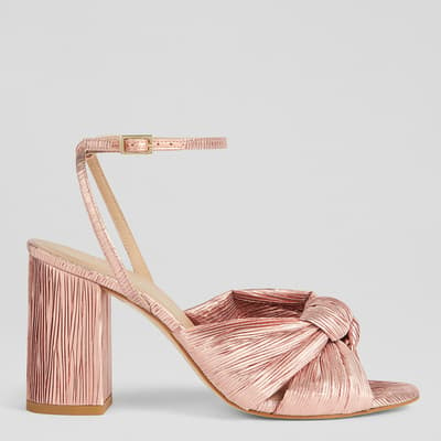 Pin-Pink Eliana Heeled Sandals