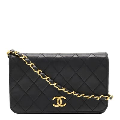 Black Chanel Wallet On Chain Shoulder Bag - AB