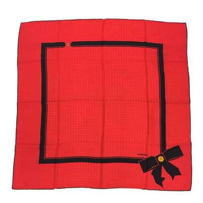 Red Chanel Scarf - AB