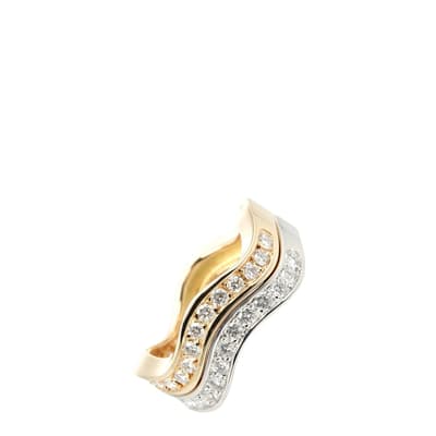 Gold Cartier Neptune Ring- AB