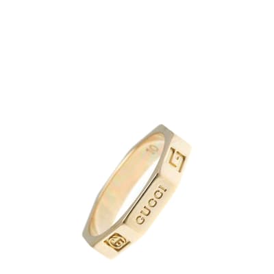 Gold Gucci Octagone Ring - AB