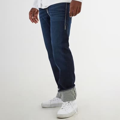 Dark Blue Ricky Straight Leg Jeans