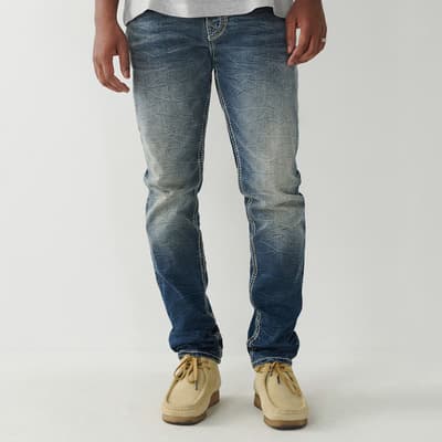 Mid Blue Rocco Skinny Stretch Jeans