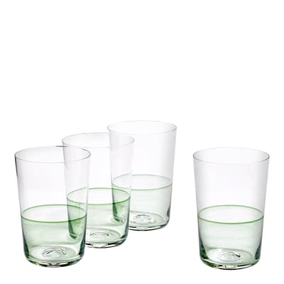 Set of 4 1815 Highball 500ml, Green