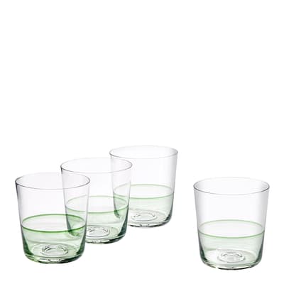 Set of 4 1815 Tumbler 350ml, Green