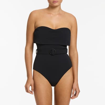 Black Bandeau Swimsuit