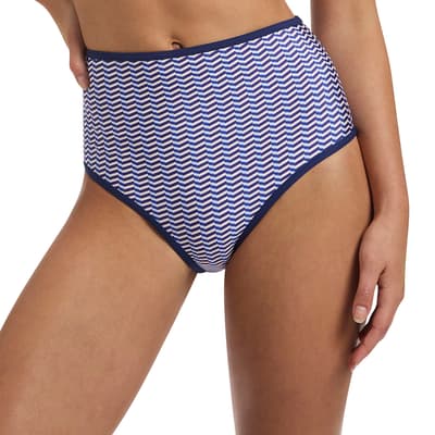 Blue Amoudi High Waist Brief