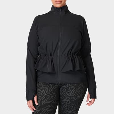 Black Fast Lane Running Jacket