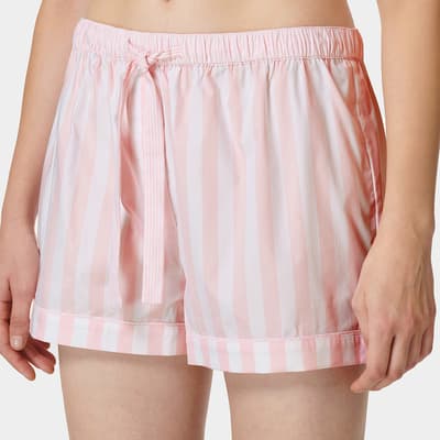 Pink Stripe Print Restful Sleep Short