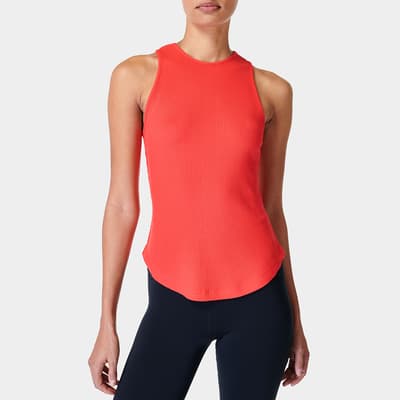 Tulip Red Harper Racer Rib Tank