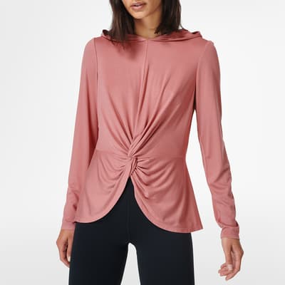 Cinder Pink Tori Hooded Top