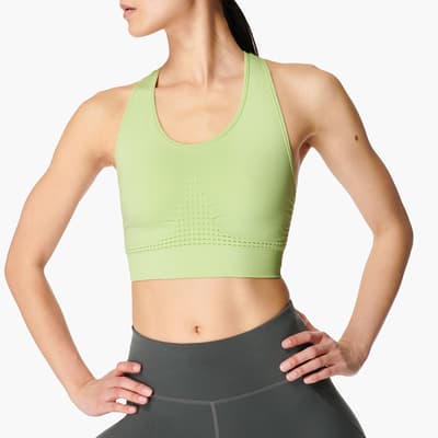 Utopia Green Stamina Sports Bra