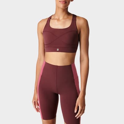 Umbra Red Power Medium Impact Sports Bra