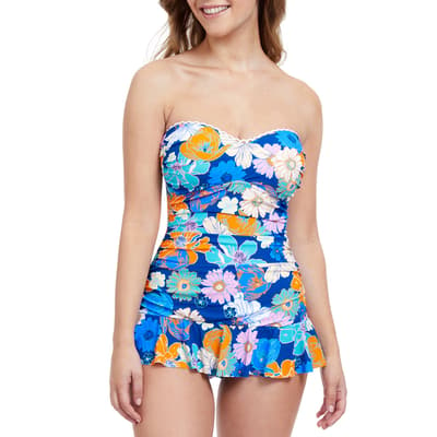 Blue Rising Sun Swimdress