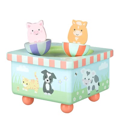 Farmyard Animals Music Box