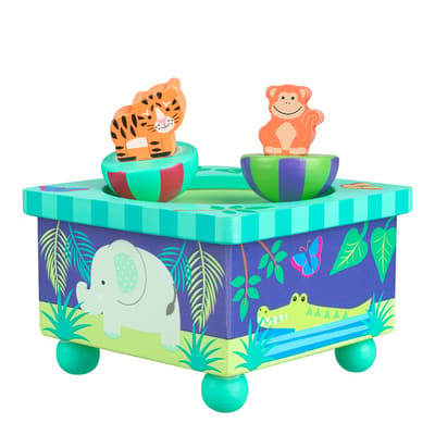 Jungle Animals Music Box