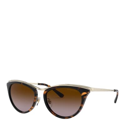 Light Gold/Dark Tortoise Azur Sunglasses 54mm