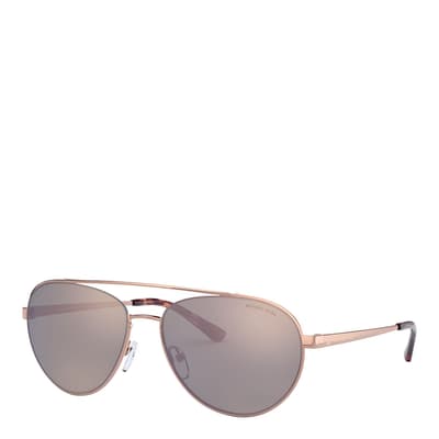 Rose Gold Aventura Sunglasses 59mm