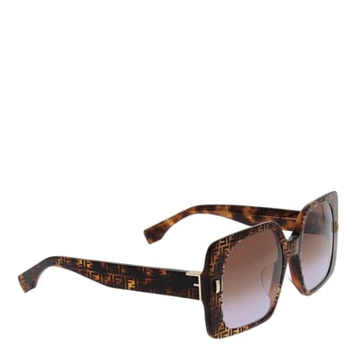 Women's Brown Fendi Sunglasses 53mm