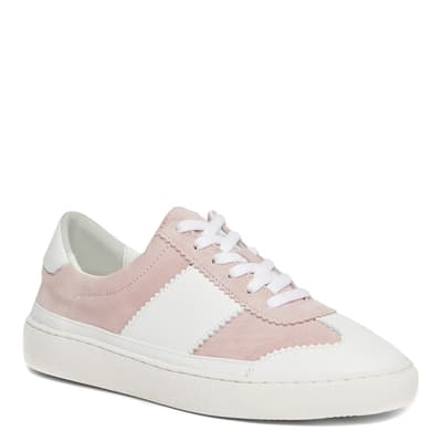 Pink Suede Brie Trainers