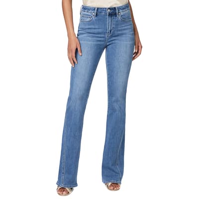 Mid Wash High Rise Laurel Canyon Flare Jeans