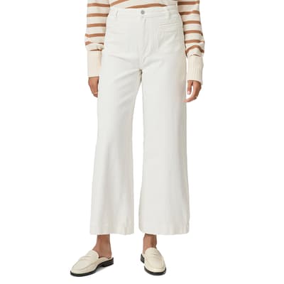 White Wide Leg Harper Jeans