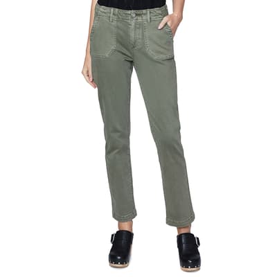 Khaki Mayslie Straight Leg Jeans