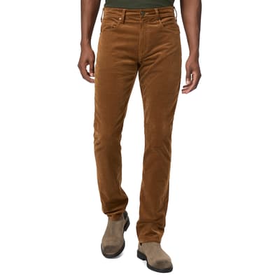 Brown Corduroy Federal Slim Trouser