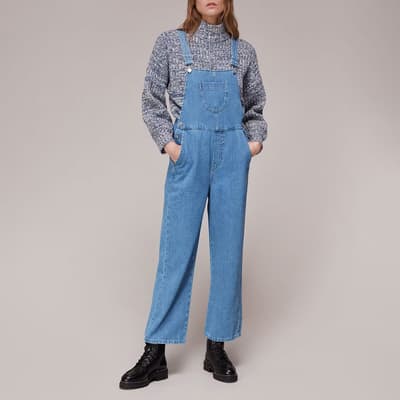 Blue Leni Denim Dungarees