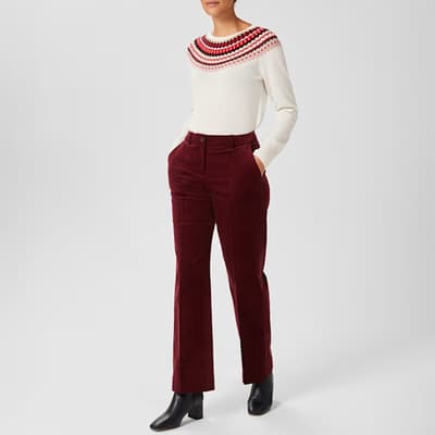 Dark Red Kassandra Trousers