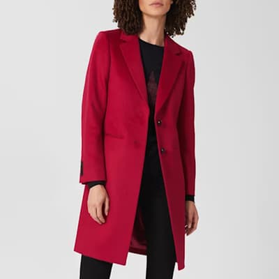 Pink Tilda Wool Coat