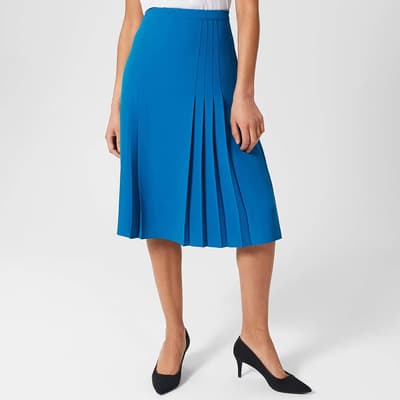 Blue Everleigh Midi Skirt