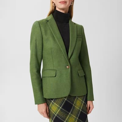 Green Blake Wool Blazer