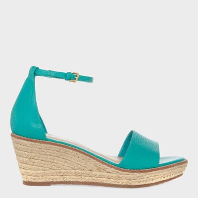 Green Vespa Espadrille Wedge