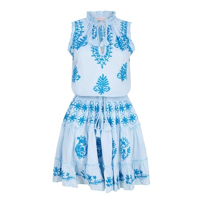 Blue Celon Mini Dress