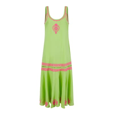 Lime & Pink Roma  Dress