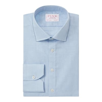 Blue Tailored Fit Oxford Cotton Shirt