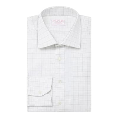 Multi Classic Fit Dobby Cotton Shirt