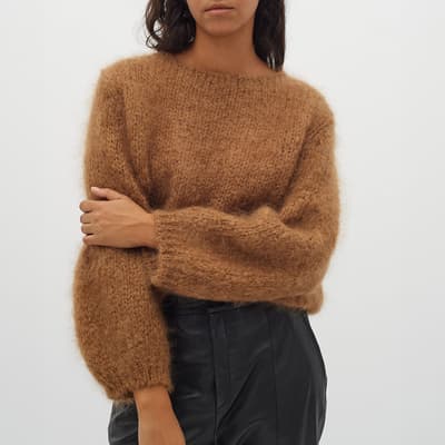 Camel Wool Blend Petra Pullover