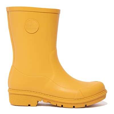 Yellow Wonderwelly Short Wellington Boots